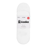 Yoshino 6-Pack Invisible Socks Bamboo White A+ Fiber®
