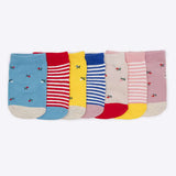 7er Set Babysocken für Mädchen & Jungs 1 - 12 Monate