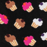 Lustige Damensocken Cupcakes