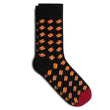 Lustige Herrensocken Muster Hotdogs