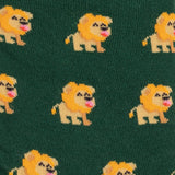 Lustige Damensocken Muster Löwen