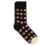 Lustige Damensocken Muster Torten