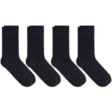 Asaka Set 4 Boxer & Socken Bambus Navy