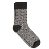 Socken japanisches Muster schwarz