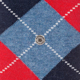 Burlington men's socks Everyday 2 Pack light blue &amp; red
