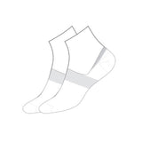 Camano Set of 2 Invisible Socks white