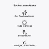 Grafik Asaka Bambussocken