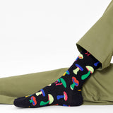 Happy Socks set of 2 colorful women's socks Dinner Time
