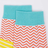 Girls socks with graphic pattern