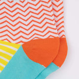 Girls socks with graphic pattern
