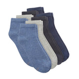 Viertelsocken Blau & Anthrazit