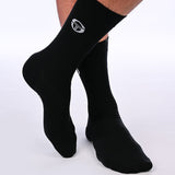 Sergio Tacchini 3 pack black quarter socks men