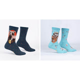 Sock It to Me motif socks women set of 2 Morning Mood