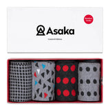 Asaka Bambussocken grafische Muster