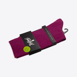 Von Jungfeld Herrensocke Burgenland Baumwolle bordeaux rot