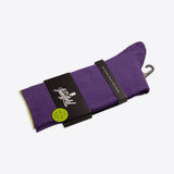 Von Jungfeld men's cotton socks Valence plain purple