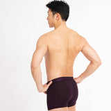 Asaka 12er-Pack Boxer Bambus Bordeaux