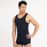 Yoshino 4 Pack Bamboo Undershirts Navy &amp; White